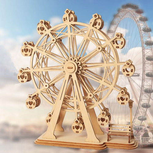 Robotime – Riesenrad | 3D Holzpuzzle
