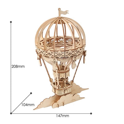 Robotime – Heißluftballon | 3D Holzpuzzle
