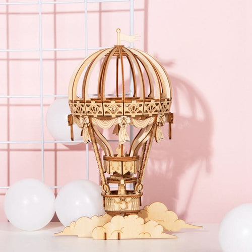 Robotime – Heißluftballon | 3D Holzpuzzle