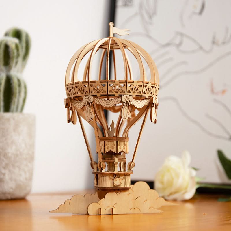 Robotime – Heißluftballon | 3D Holzpuzzle