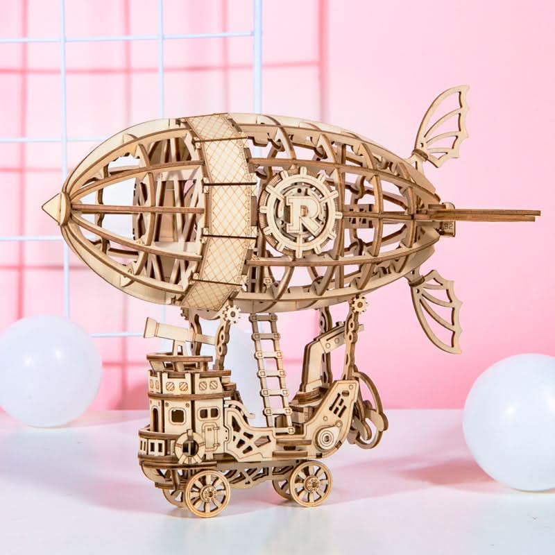Robotime – Luftschiff | 3D Holzpuzzle