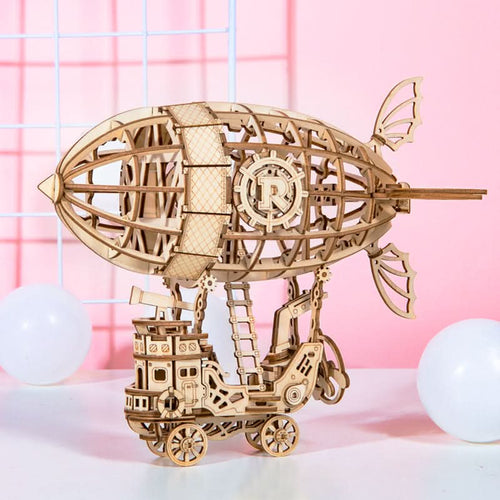 Robotime – Luftschiff | 3D Holzpuzzle