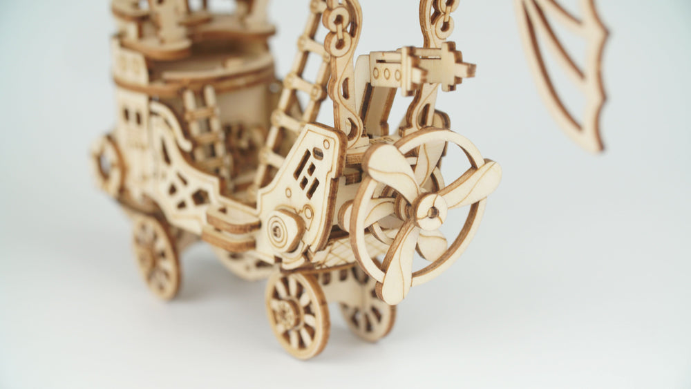 Robotime – Luftschiff | 3D Holzpuzzle