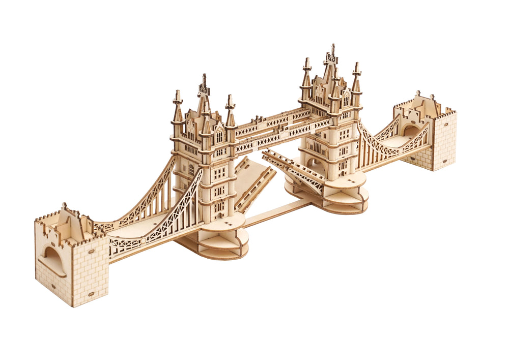 Robotime – Tower-Brücke | 3D Holzpuzzle