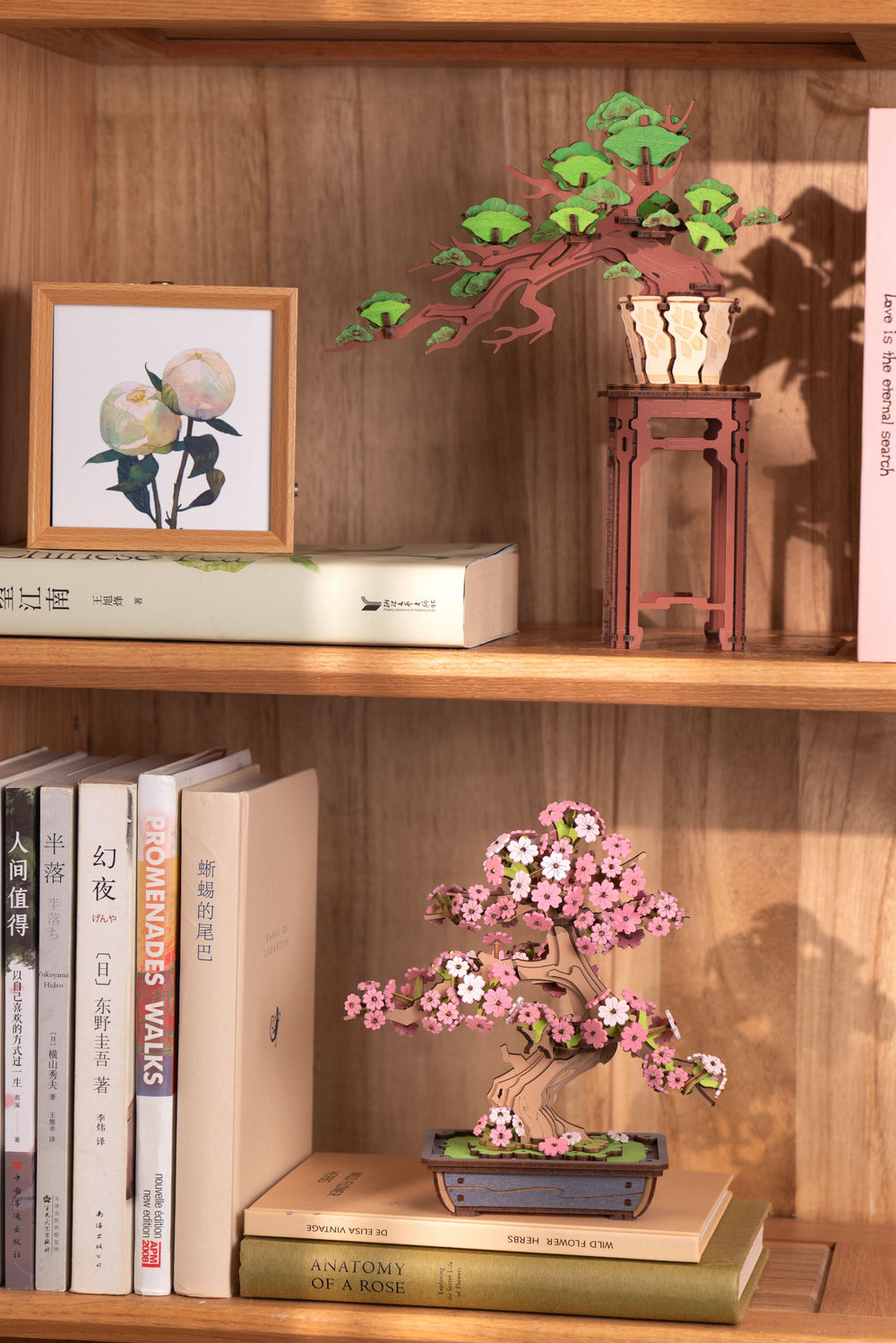 Robotime – Kirschblüten-Bonsai | 3D Holzpuzzle