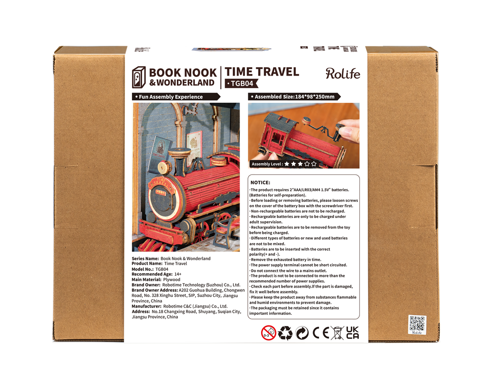 Robotime – Zeitreise | 3D Holzpuzzle