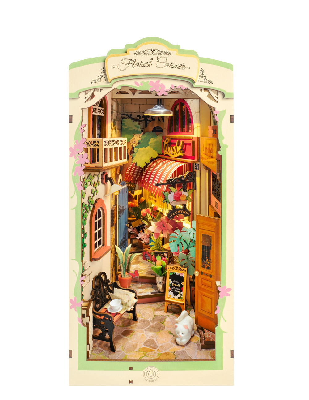 Robotime – Blumenecke | 3D Holzpuzzle
