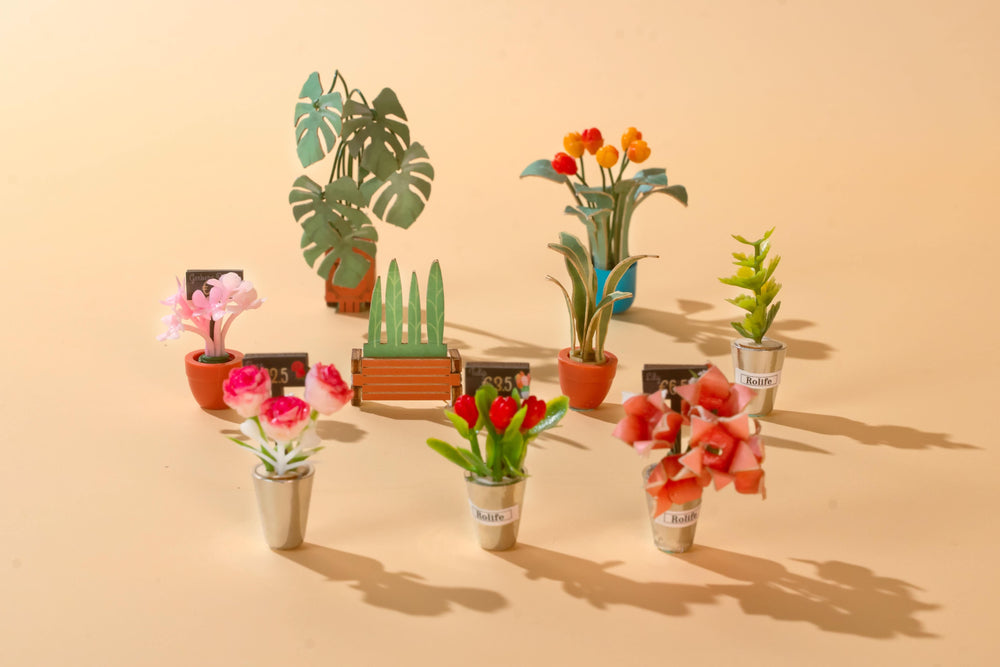 Robotime – Blumenecke | 3D Holzpuzzle