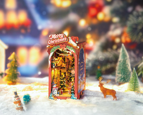 Robotime – Weihnachtsstraße | 3D Holzpuzzle