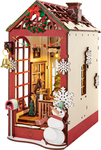 Robotime – Weihnachtliche Innenraum-Szene | 3D Holzpuzzle