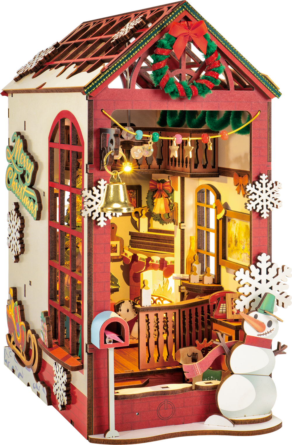 Robotime – Weihnachtliche Innenraum-Szene | 3D Holzpuzzle