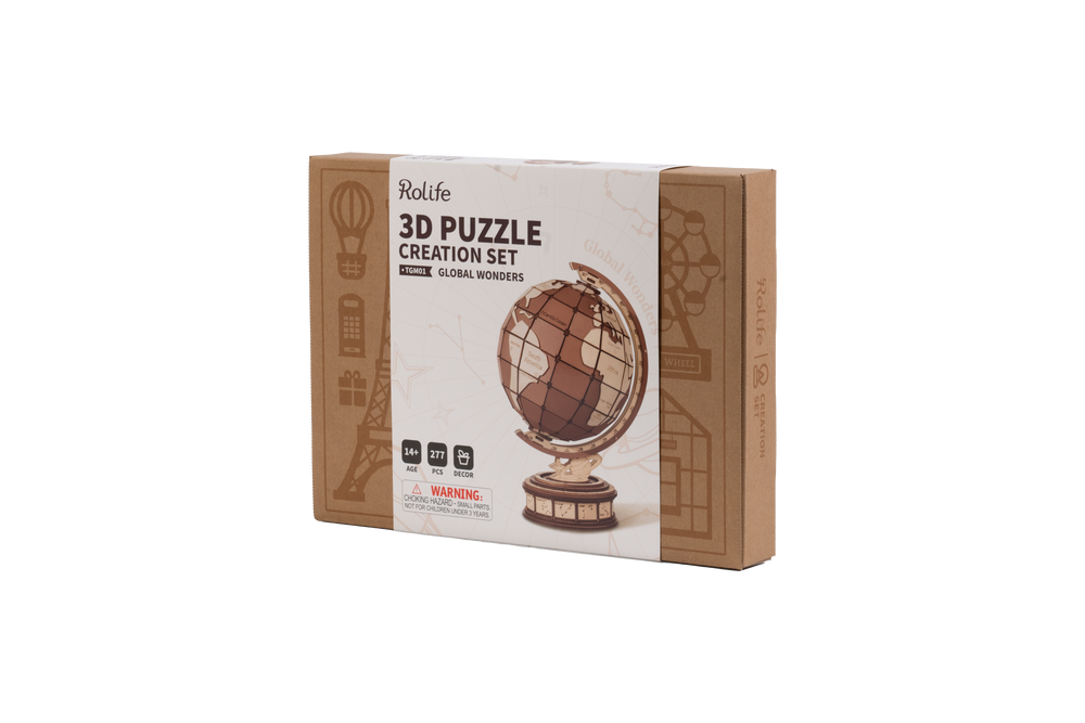 Robotime – Weltwunder | 3D Holzpuzzle