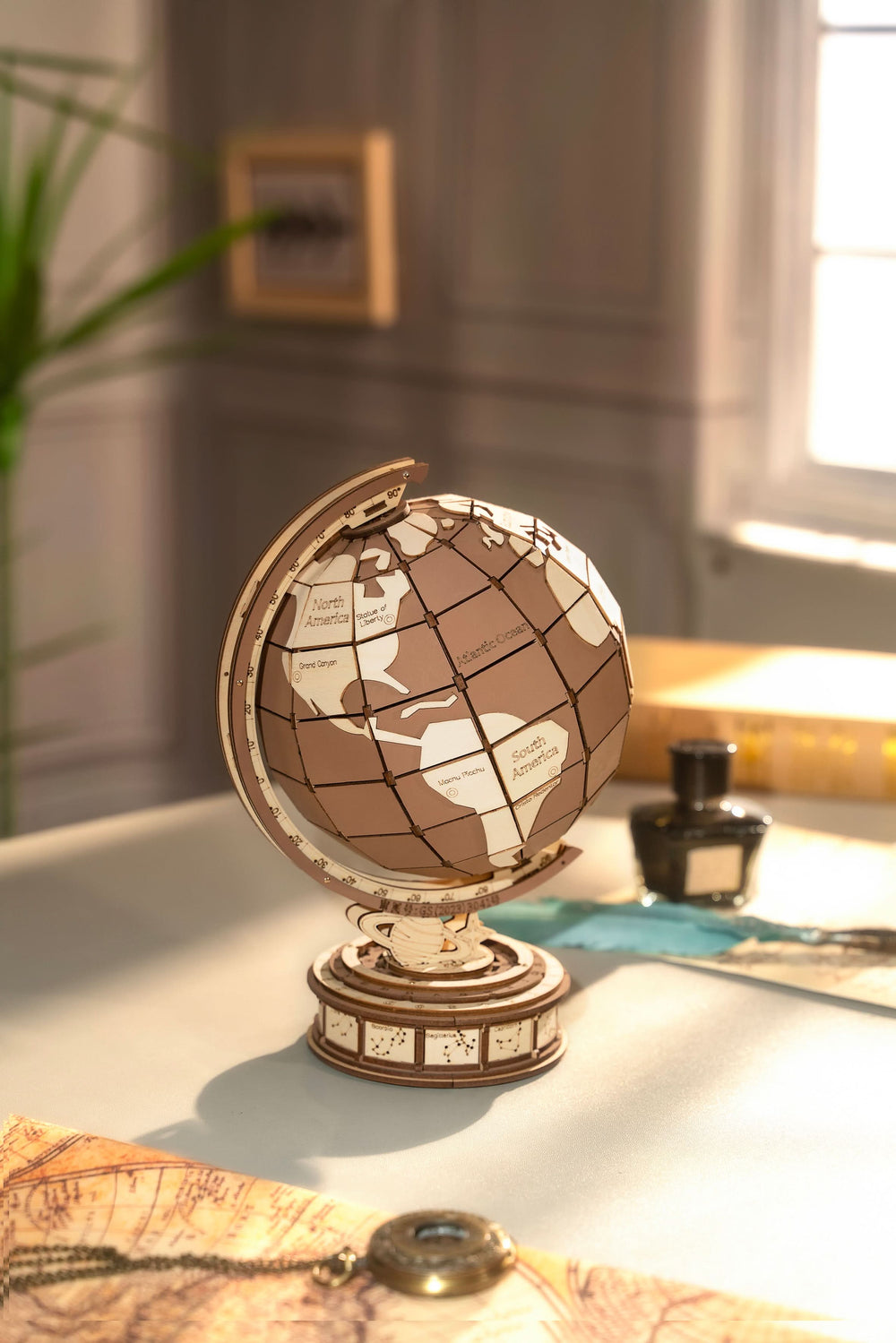Robotime – Weltwunder | 3D Holzpuzzle