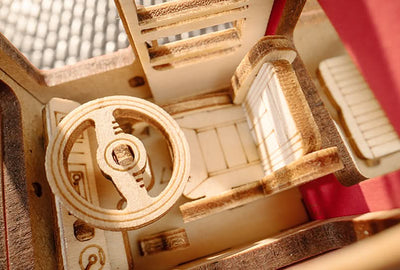 Robotime – Londoner Doppeldeckerbus | 3D Holzpuzzle