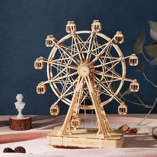 Robotime – Diy-Spieluhr: Riesenrad | 3D Holzpuzzle