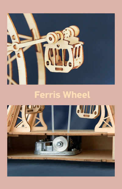 Robotime – Diy-Spieluhr: Riesenrad | 3D Holzpuzzle