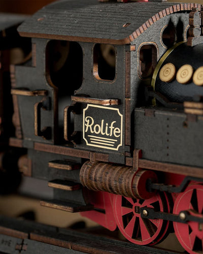 Robotime – Dampfzugreise | 3D Holzpuzzle