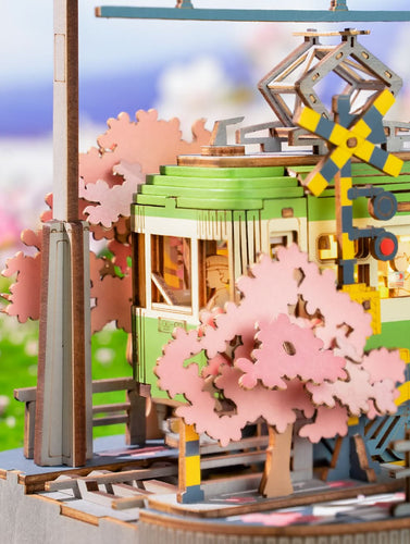 Robotime – Kirschblütenreise | 3D Holzpuzzle
