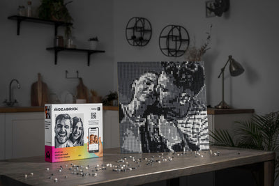 Mozabrick – Mozabrick Schwarz Weiß | 3D Holzpuzzle