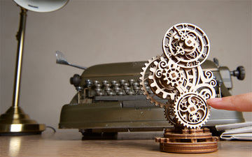 STEAMPUNK UHR 2.0 Zahnraduhr