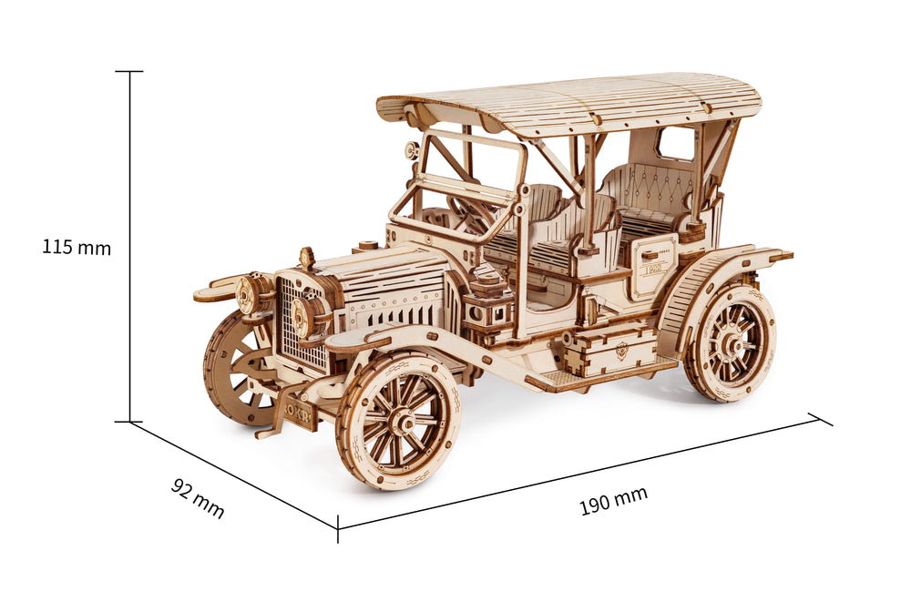 Robotime – Oldtimer | 3D Holzpuzzle