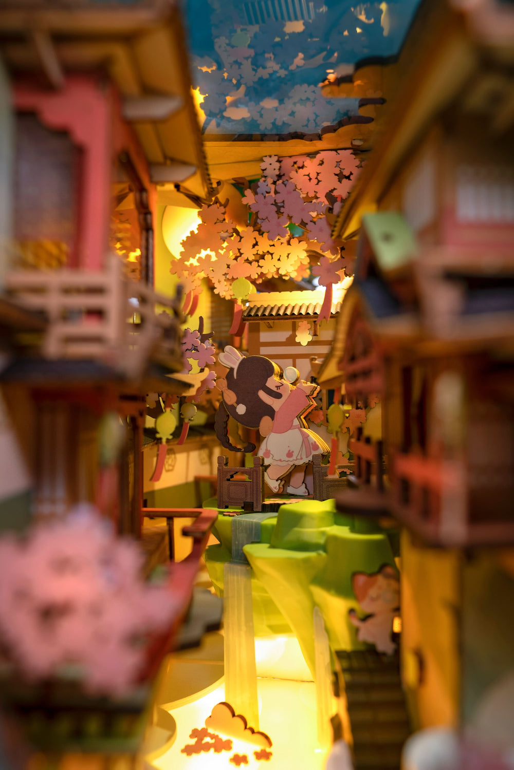 Robotime – Fallende Kirschblüten | 3D Holzpuzzle