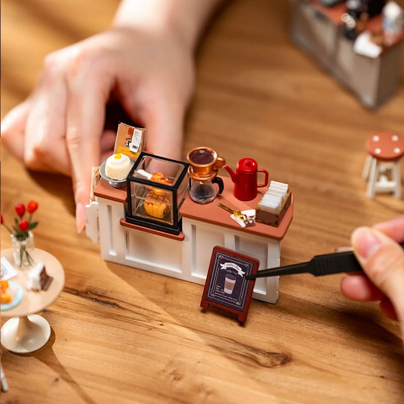 Robotime – Café Nr. 17 | 3D Holzpuzzle