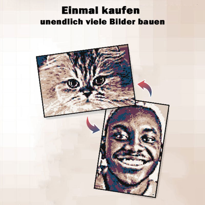 Mozabrick – Farbe Mozabrick | 3D Holzpuzzle - Lama Welt