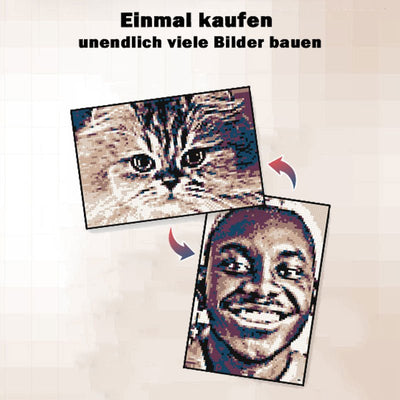 Mozabrick – Farbe Mozabrick | 3D Holzpuzzle - Lama Welt