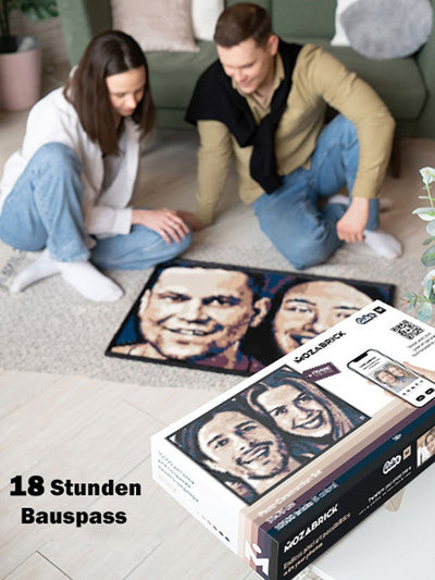 Mozabrick – Farbe Mozabrick | 3D Holzpuzzle - Lama Welt