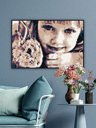 Mozabrick – Farbe Mozabrick | 3D Holzpuzzle - Lama Welt