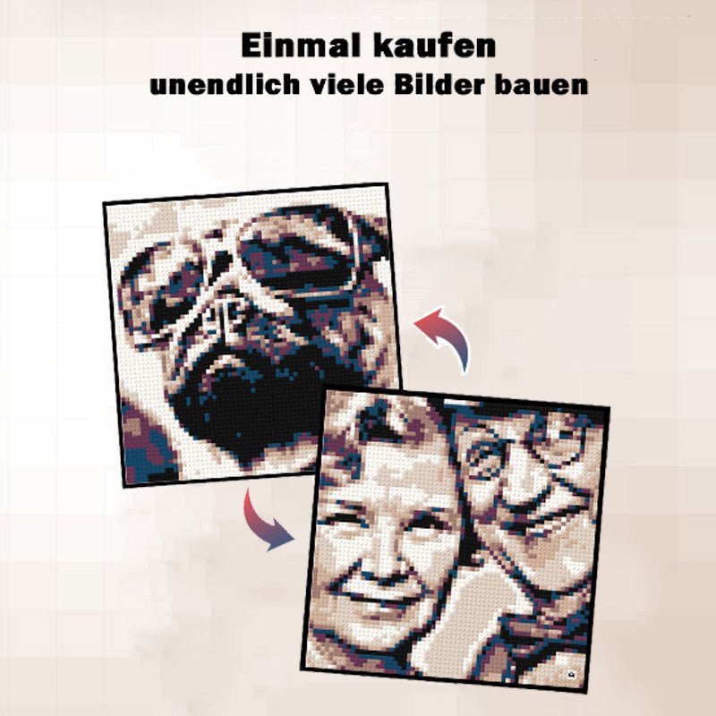 Mozabrick – Farbe Mozabrick | 3D Holzpuzzle - Lama Welt