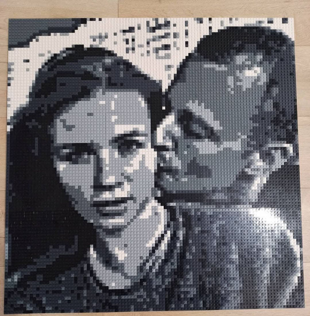 Mozabrick – Mozabrick Schwarz Weiß | 3D Holzpuzzle - Lama Welt