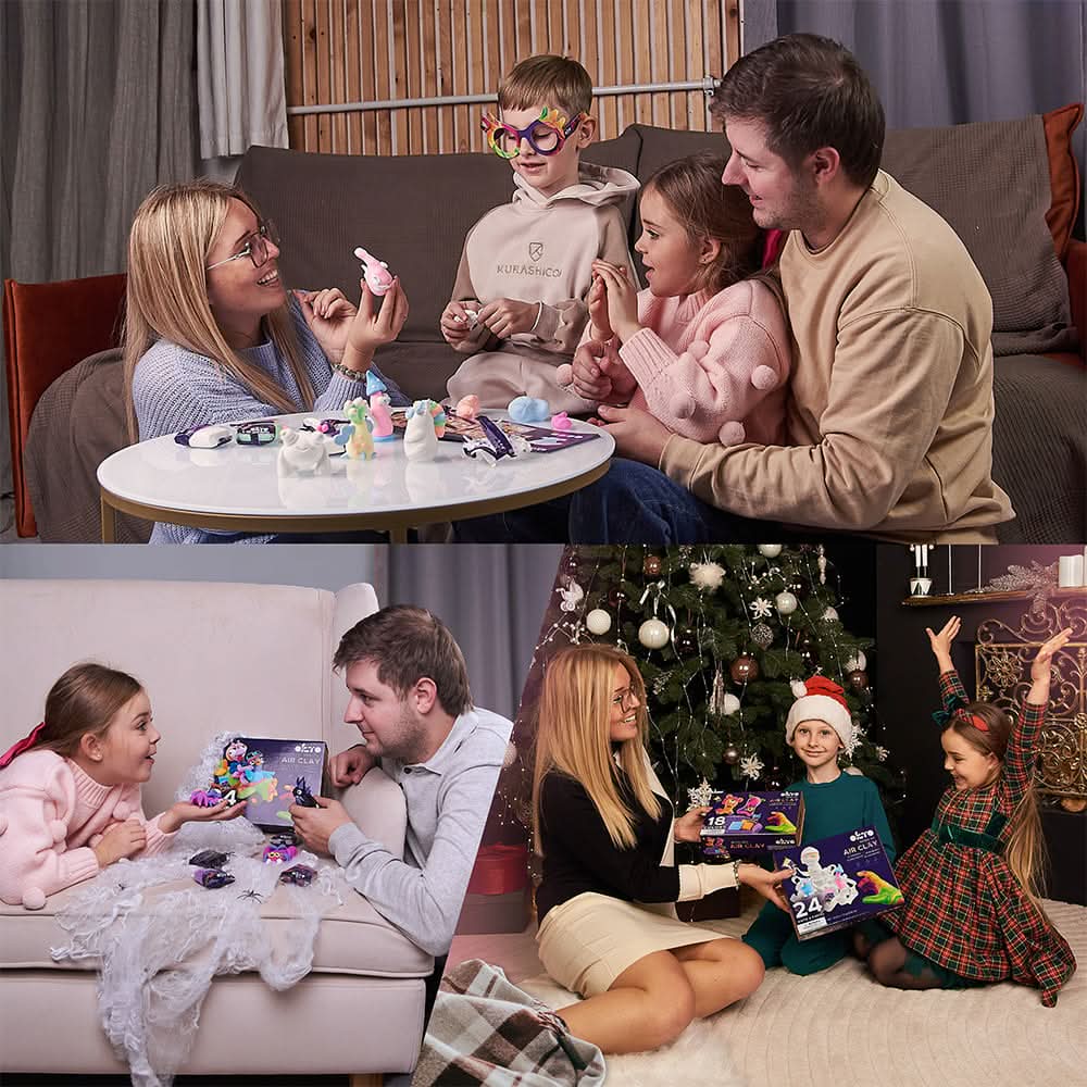 OKTO – 18 - Farben - Set Mit Lufttrockner - Ton | 3D Holzpuzzle - Lama Welt