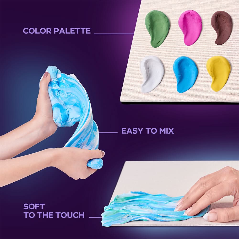 OKTO – Diy 3D Malerei Kreatives Set ”Blumenbeete In Holland” 30*40 Сm | 3D Holzpuzzle - Lama Welt