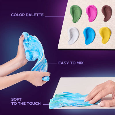 OKTO – Diy 3D Malerei Kreatives Set ”Blumenbeete In Holland” 30*40 Сm | 3D Holzpuzzle - Lama Welt