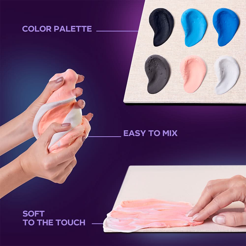 OKTO – Diy 3D Malerei Kreatives Set ”Große Welle In Kanawaga” 30*40 Сm | 3D Holzpuzzle - Lama Welt