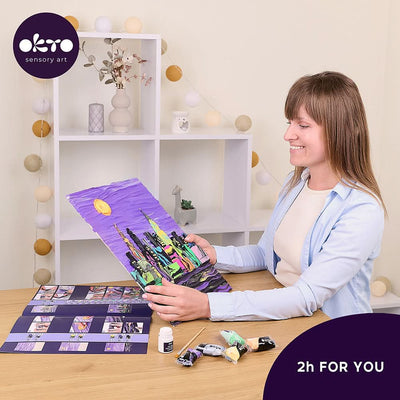 OKTO – Diy 3D Malerei Tm Okto 30*40 Cm Skyline, New York | 3D Holzpuzzle - Lama Welt