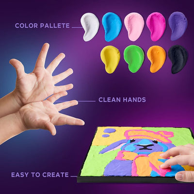 OKTO – Kaninchen Knetset Zum Ausmalen 30*30 Cm | 3D Holzpuzzle - Lama Welt