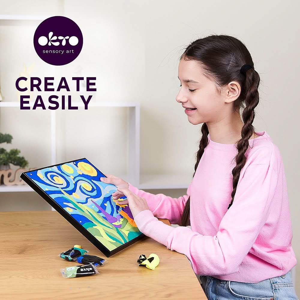 Okto l DIY 3D Malerei Set "Der Kleine Prinz Nacht" | Knet - Art - Lama Welt