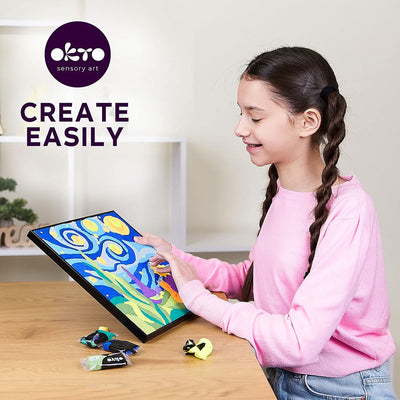 Okto l DIY 3D Malerei Set "Der Kleine Prinz Nacht" | Knet - Art - Lama Welt