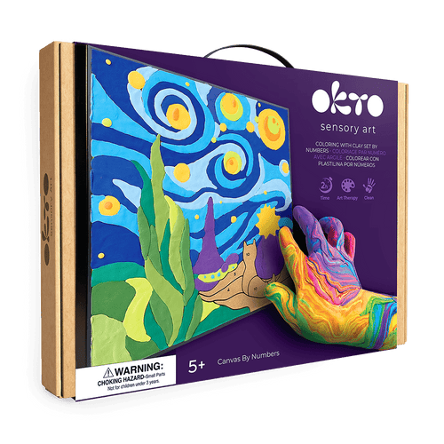 Okto l DIY 3D Malerei Set "Der Kleine Prinz Nacht" | Knet - Art - Lama Welt