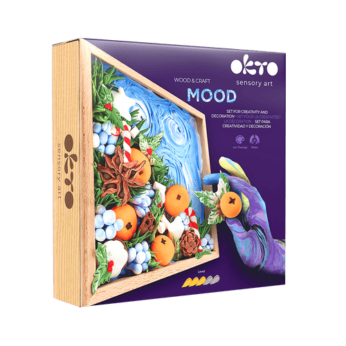 Okto l DIY 3D Malerei Set "Freude" | Knet - Art - Lama Welt