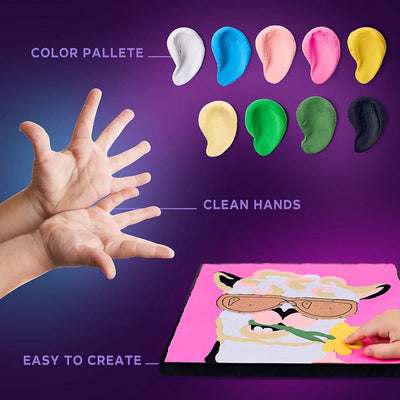 Okto l DIY 3D Malerei Set "Lama" | Knet - Art - Lama Welt