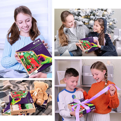 Okto l DIY 3D Malerei Set "Little Worlds Troll" | Knet - Art - Lama Welt