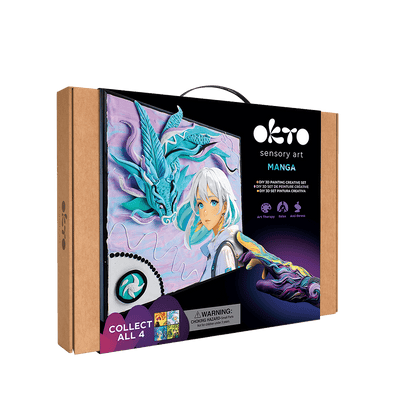 Okto l DIY 3D Malerei Set "Manga Air" | Knet - Art - Lama Welt