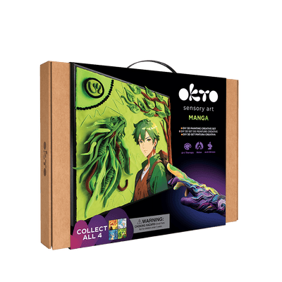 Okto l DIY 3D Malerei Set "Manga Earth" | Knet - Art - Lama Welt