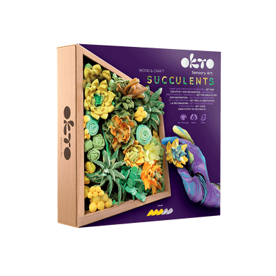 OKTO – Sukkulenten Energie | 3D Holzpuzzle - Lama Welt