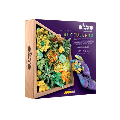 OKTO – Sukkulenten Energie | 3D Holzpuzzle - Lama Welt