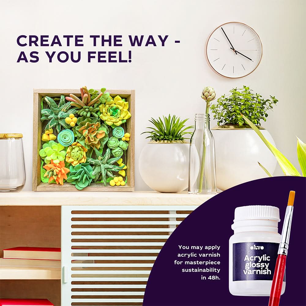 OKTO – Sukkulenten Energie | 3D Holzpuzzle - Lama Welt